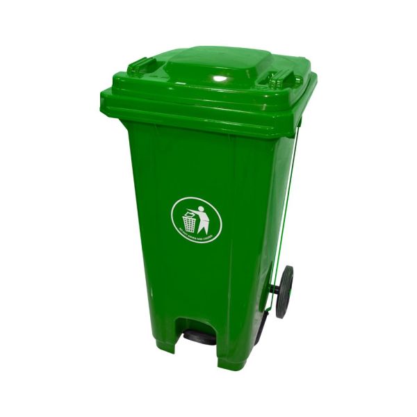 Garbage Bin with Middle Pedal 120 Liter