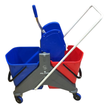 Mop Double Bucket Trolley