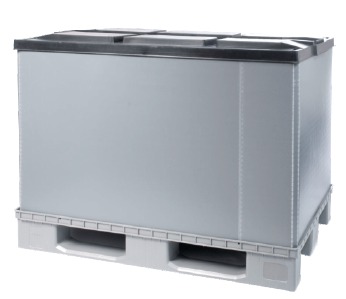 FOLDABLE BOX CONTAINER WITH LID