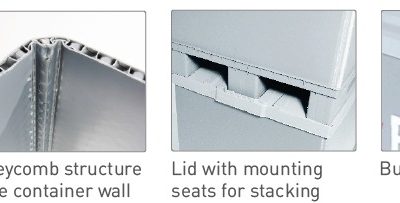 FOLDABLE BOX CONTAINER WITH LID