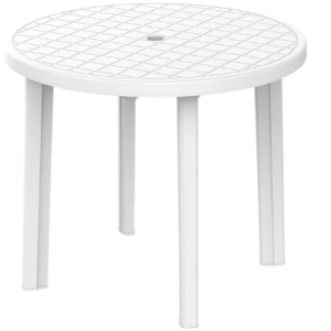 plastic circle table