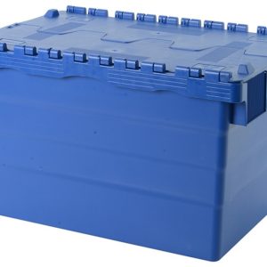 plastic crate with lid