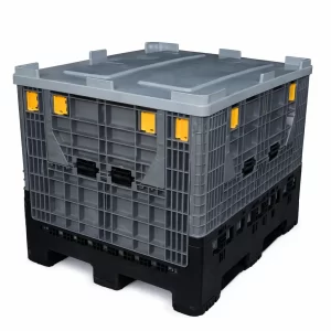 Collapsible pallet box