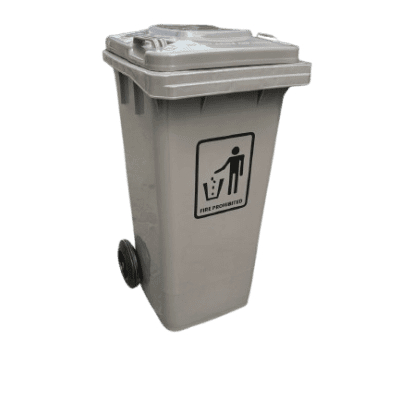 Heavy Duty Garbage Bin 120L & 240L – beige garbage bins